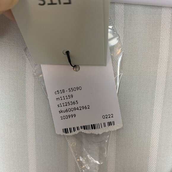 Lane Bryant Womens Top 22 24 Long Sleeve Wrap Tie Green Rayon Stripe NEW Shirt - Picture 8 of 16